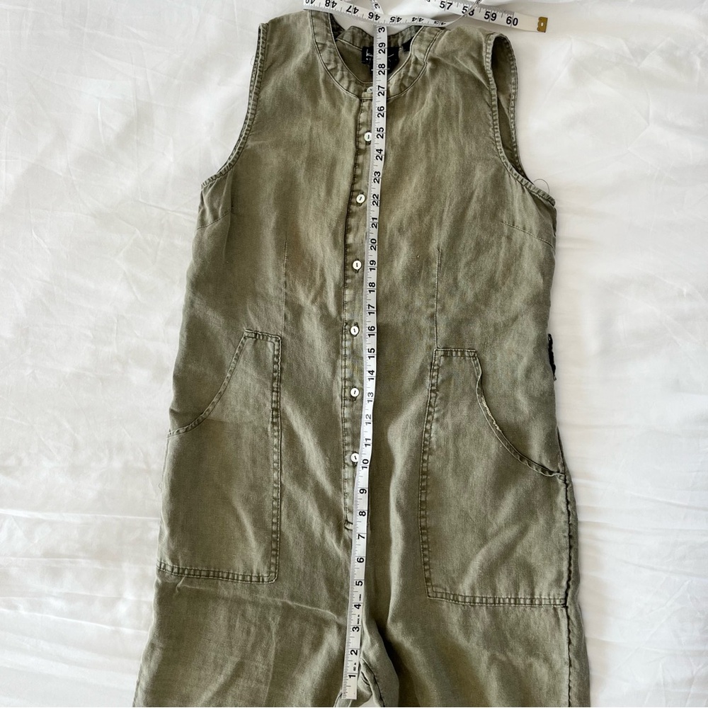 Linen jumpsuit - Picture 4 of 12